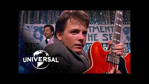 Back to the Future - Marty McFly Plays 'Johnny B. Goode' and 'Earth Angel'