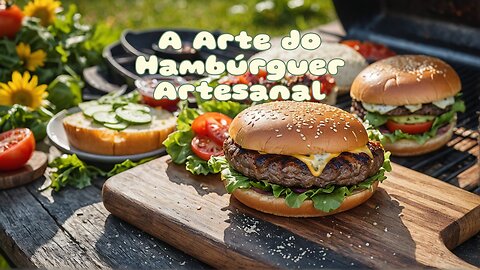 Hambúrguer Artesanal:🧑‍🍳Homemade Burger: Easy and Delicious Recipe* 🧑‍🍳 