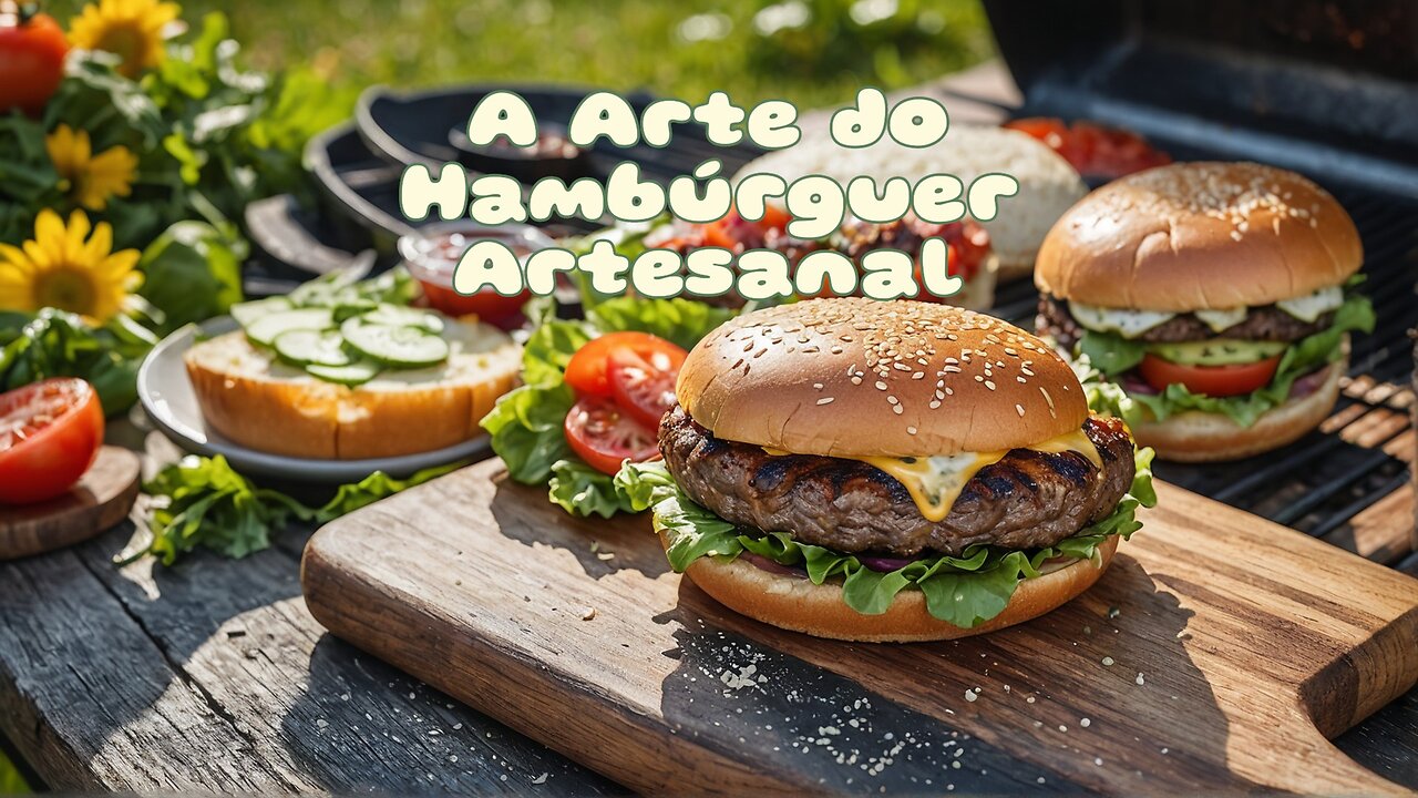 Hambúrguer Artesanal:🧑‍🍳Homemade Burger: Easy and Delicious Recipe* 🧑‍🍳