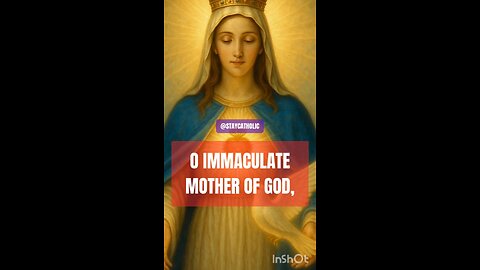 0 IMMACULATE MOTHER OF GOD PITY ME IN MY HELPLESSNESS AND LOOK UPON ME WITH A MOTHER'S MERCY #truth
