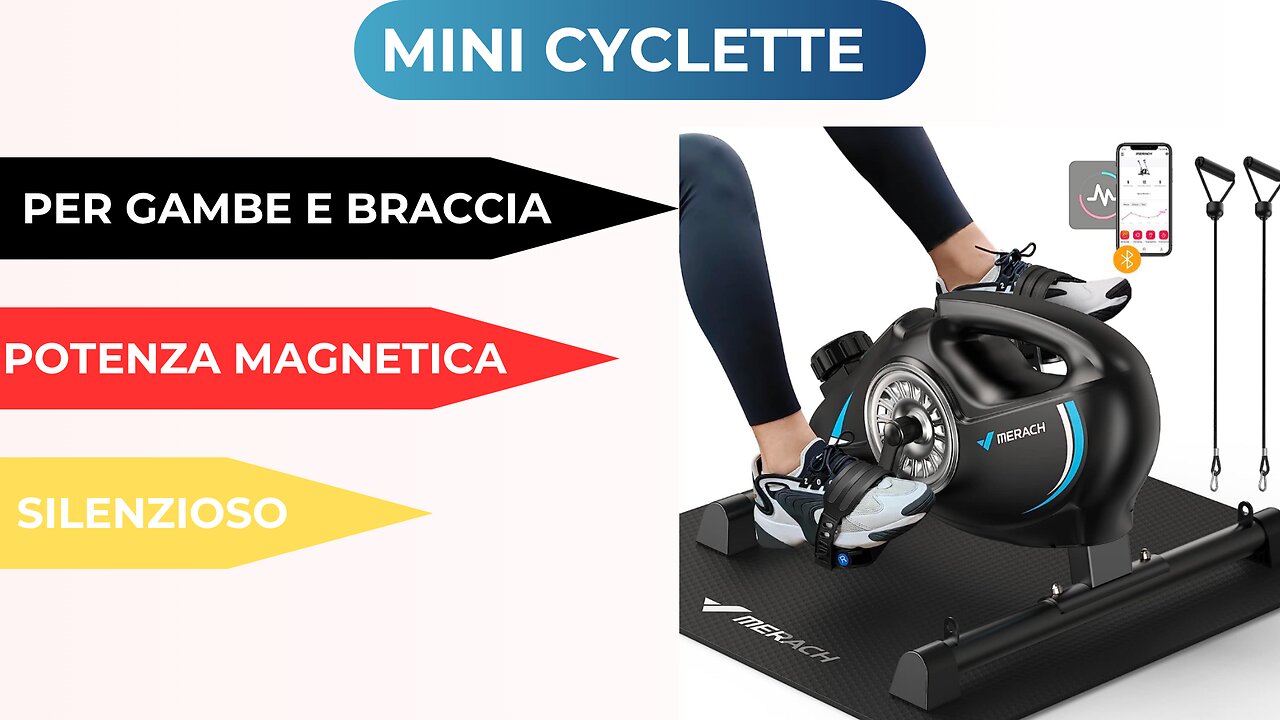 Mini Cyclette MERACH: Vale la Pena? Recensione Completa - Cyclette Portatile e Salva Spazio