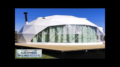 FEAMONT New Design 6M customized outdoor igloo geodesic dome hotel glamping house Review