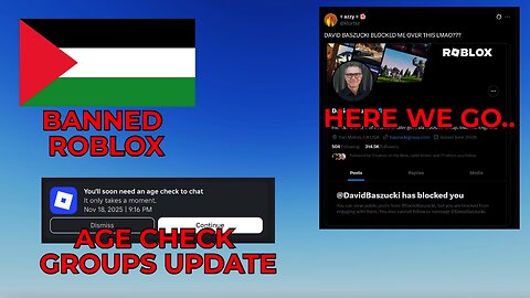 Palestine BANS Roblox, CEO BLOCKS Another & More ID Verify Insanity