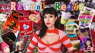 what I read in a week vlog | new release, horror, romance, fantasy, scifi