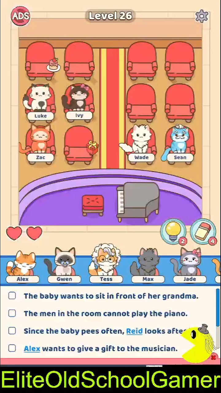 Catty Seats - Levels 25 - 30 - December 2025