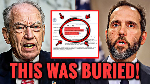 Grassley EXPOSES BOMBSHELL Documents DOJ Never Intended To Reveal