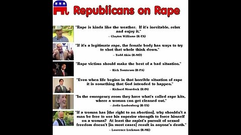 Republicans on Rape