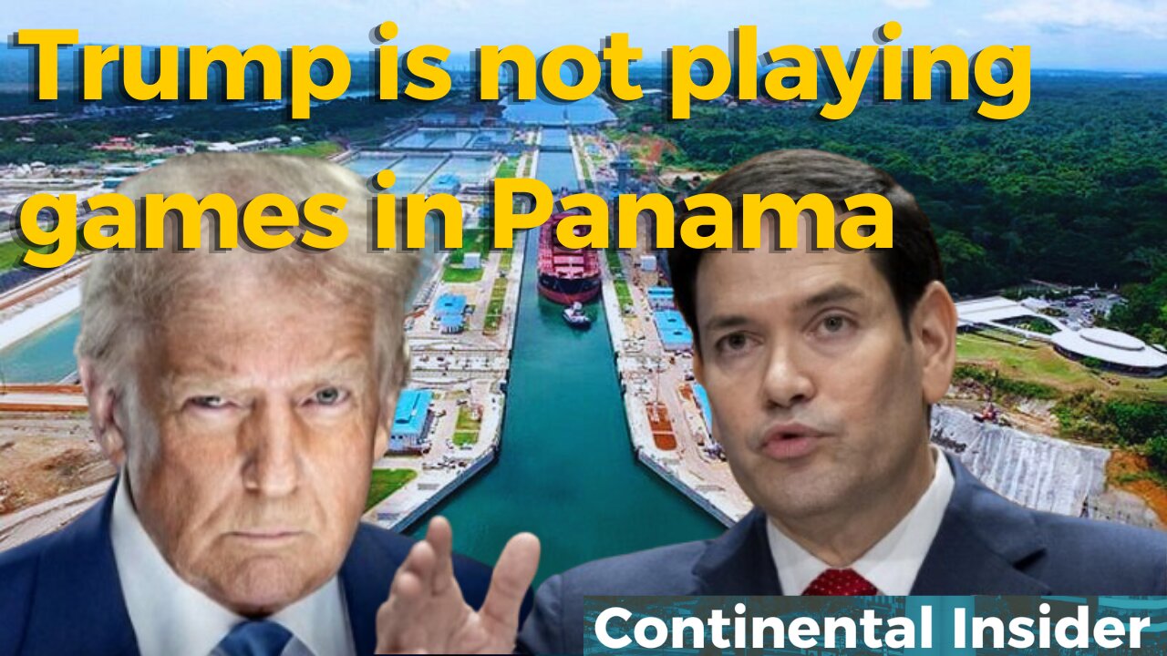 🇺🇸🇵🇦 Trump is not playing games with the Panama Canal