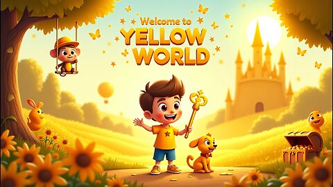 Yellow Yellow Everywhere | Yellow World | Rhyme