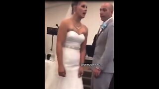 Mother in law starts arguing with bride during wedding vows. caught on camera