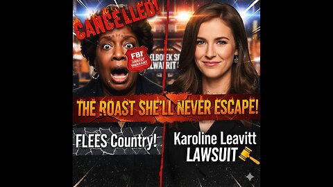 CANCELLED! Whoopi Goldberg FLEES Country After FBI Arrest Warrant Following Karoline Leavitt Lawsuit