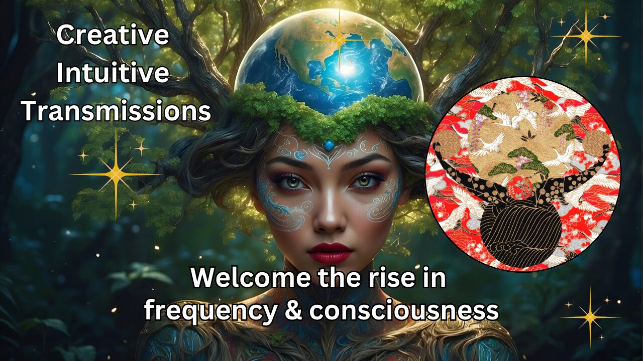 Welcome the rise in frequency & consciousness | Creative Intuitive Transmission | High vibration art