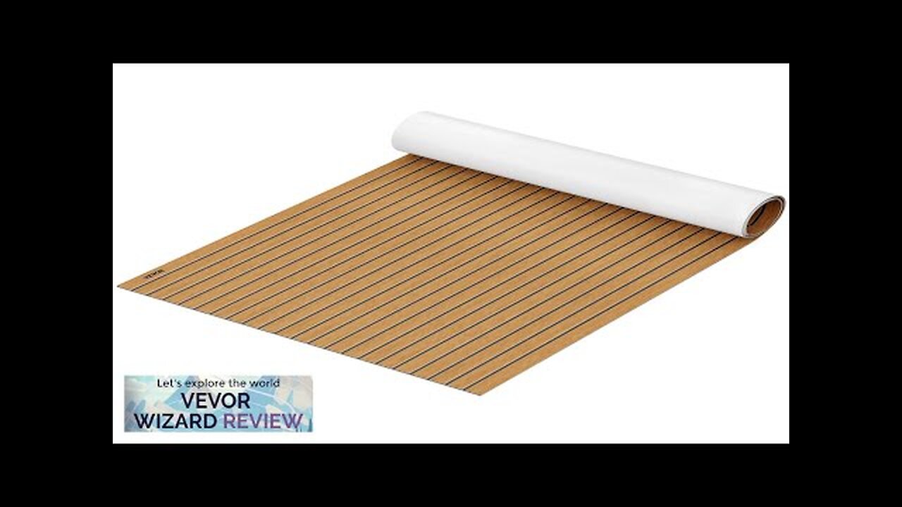 Deluxe Eva Foam Boat Marine Flooring Mat Faux Teak Decking Yacht Car Review