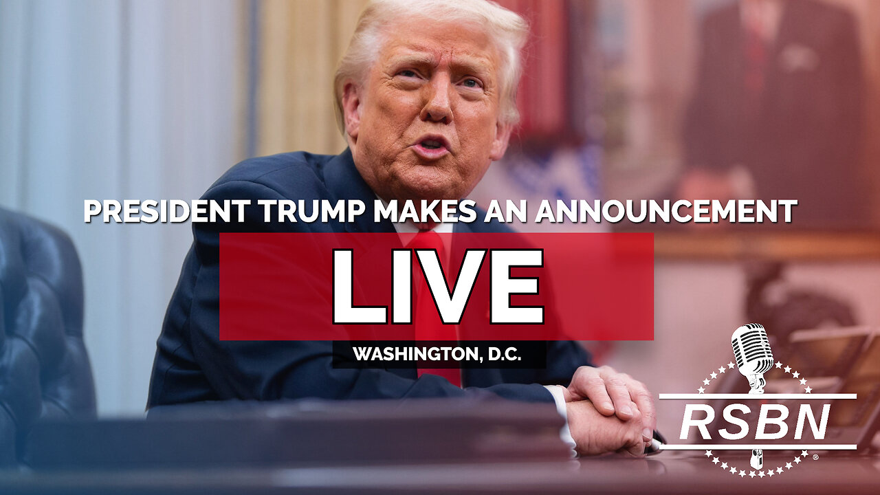 LIVE: President Trump Makes an Announcement from the Oval Office - 01/29/26