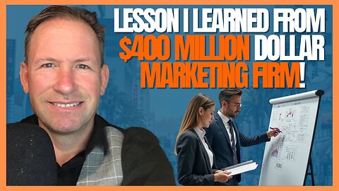 RDG | Lesson I Learned Working With $400 Million Marketing Firm.