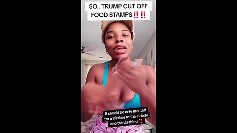 THEY MAD BECAUSE TRUMP CAUGHT OFF EBT