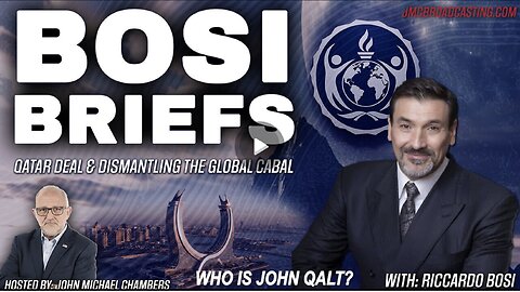 JMC W/ COL BOSI- Decoding Trump's Moves: Qatar Deal & Dismantling Global Cabal. WHO IS JOHN QALT?