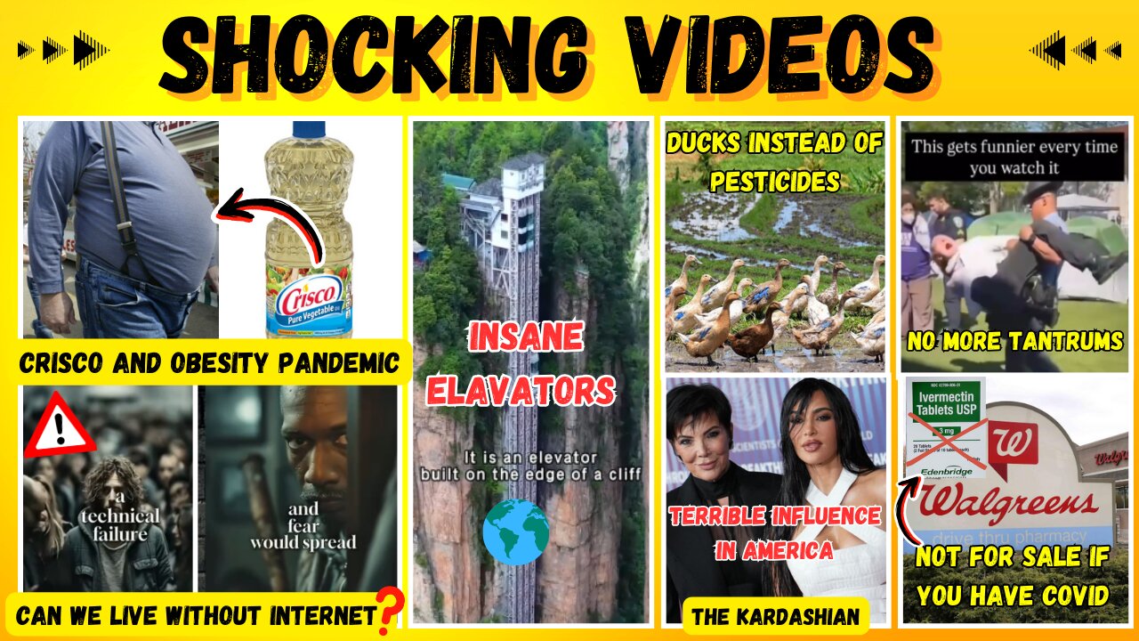 Shocking Videos! Compilation of Videos that will blow your mind