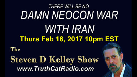 THERE WILL BE NO DAMN NEOCON WAR WITH IRAN