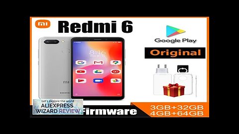 Xiaomi Redmi 6 Smartphone googleplay Mobile Phone 5.45" Full Screen AI Face Review