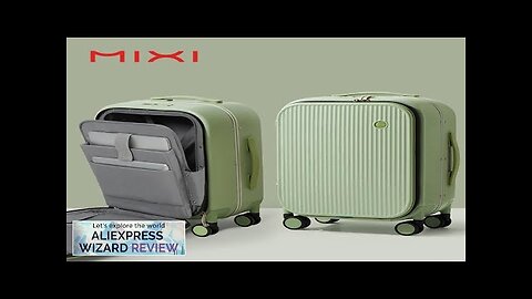 Mixi 2023 New Men 18'' 20''Carry On Suitcase Aluminum Frame Front Laptop Review