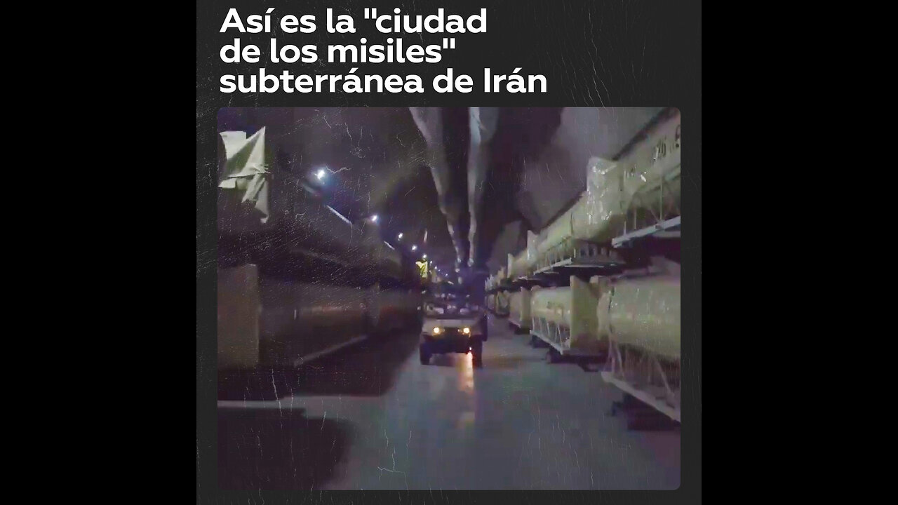 Irán desvela su "ciudad de los misiles" subterránea