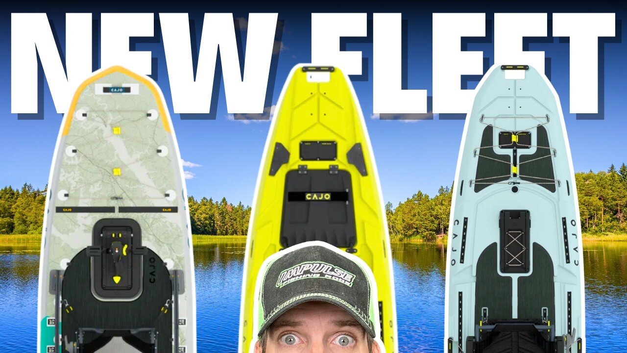 Everything You Need to Know About CAJO’s NEW Fishing Kayak Lineup