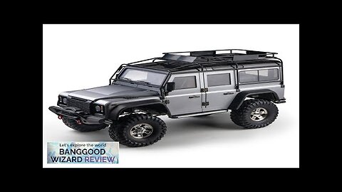 HG TRASPED P411 Frame 1/10 TX4 RC Car Rock Crawler Off-Road Truck Review