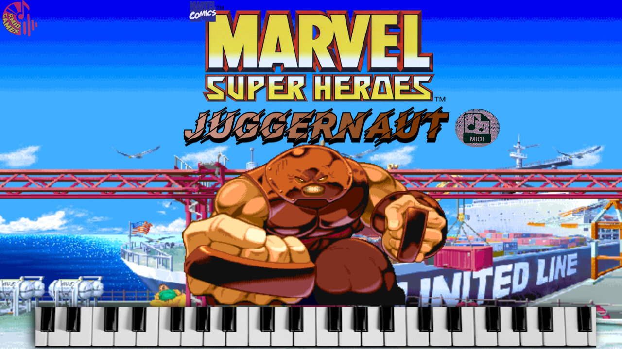 Marvel Super Heroes🟤Juggernaut 🎹MIDI🎹