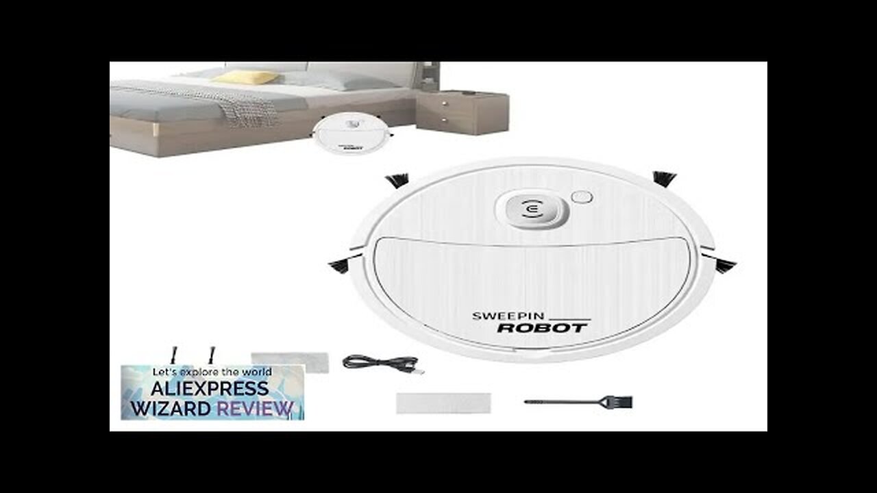 Three in One New Robot Cleaner Sweeping Suction Mopping Cleaning Machine Home Review