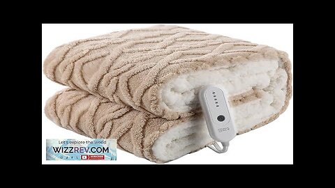 Electric Heated Blanket 50x60 Inches Heated Throw with 5 Fast Heating Levels Review