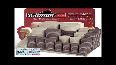 Yelanon Felt Furniture Pads 216 Pcs Furniture Pads Hardwoods Floors Self Review