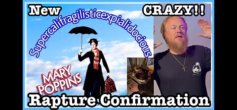 New Rapture Confirmation supercalifragilisticexpialidocious