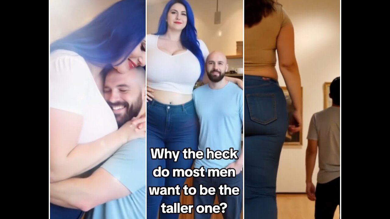 Why the heck do most men want to be the taller one?