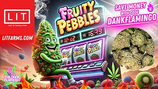 Enjoying Fruity Pebbles Preferred from Lit Farms! The Dank Flamingo Review!!