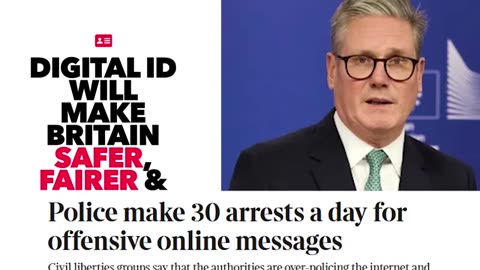 Keir Starmer Will End Crime With Digital i.d!