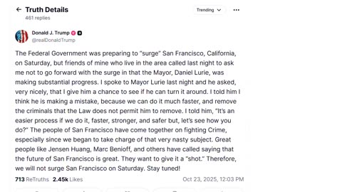 UPDATE: Trump Responds To 9th Circuit Ruling