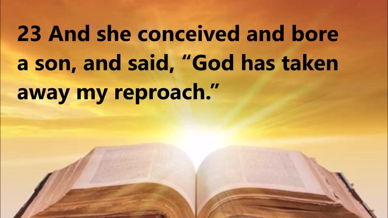 The birth of Joseph.