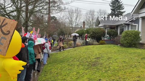 Portland Protest at the Mayor’s House