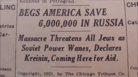 "6 Million" Number Pushed in Newspapers Years Before WW2