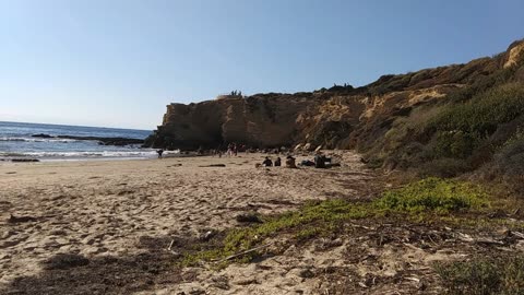 The Captain's View. Treasure Cove Beach at Crystal Cove State Park, California.