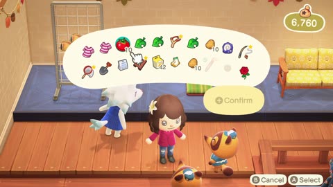 Playing Animal Crossing: New horizons