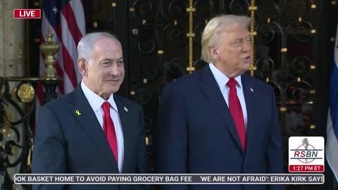 WATCH: President Trump Welcomes Prime Minister Netanyahu to Palm Beach, FL - 12/29/25