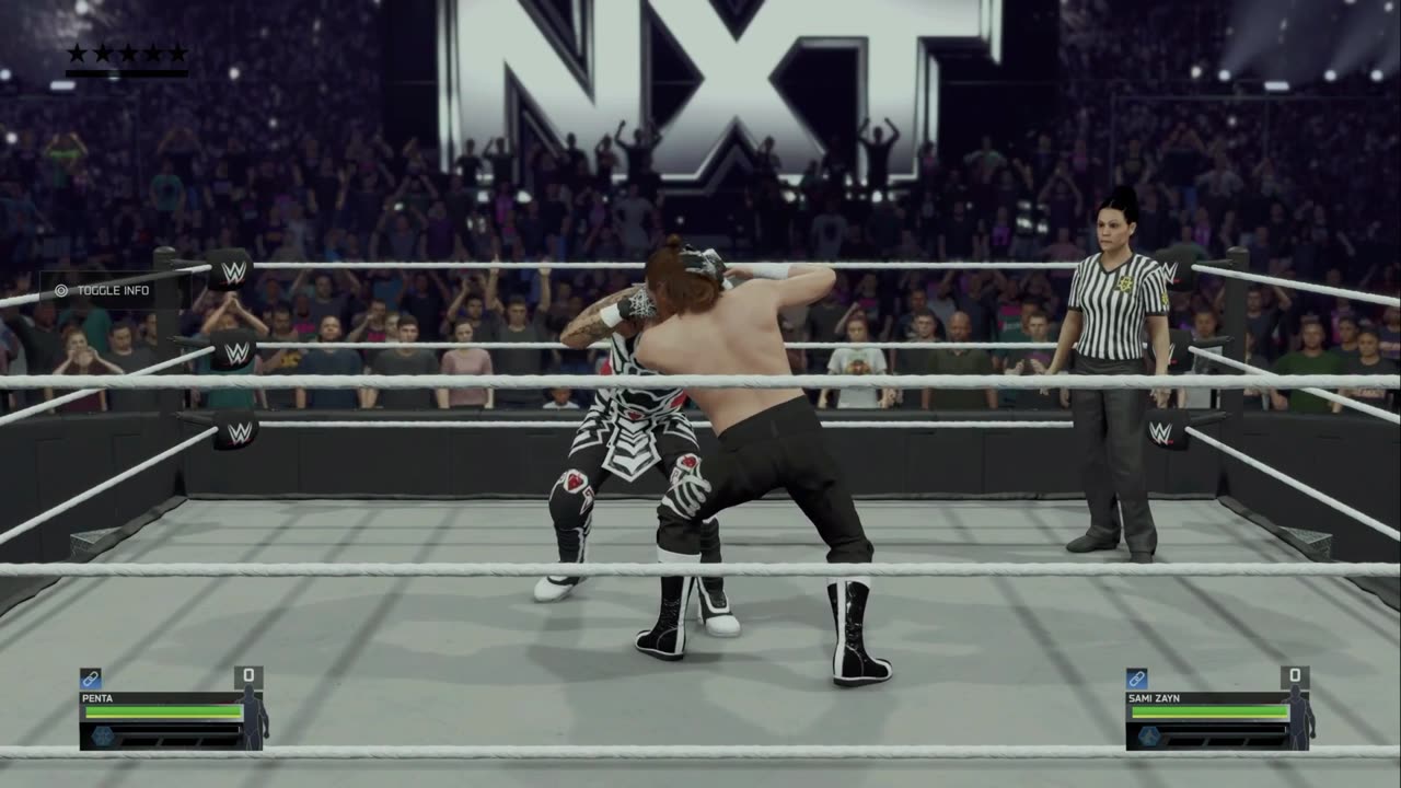 wwe 2k25 42 universe mode Penta VS Sami Zayn