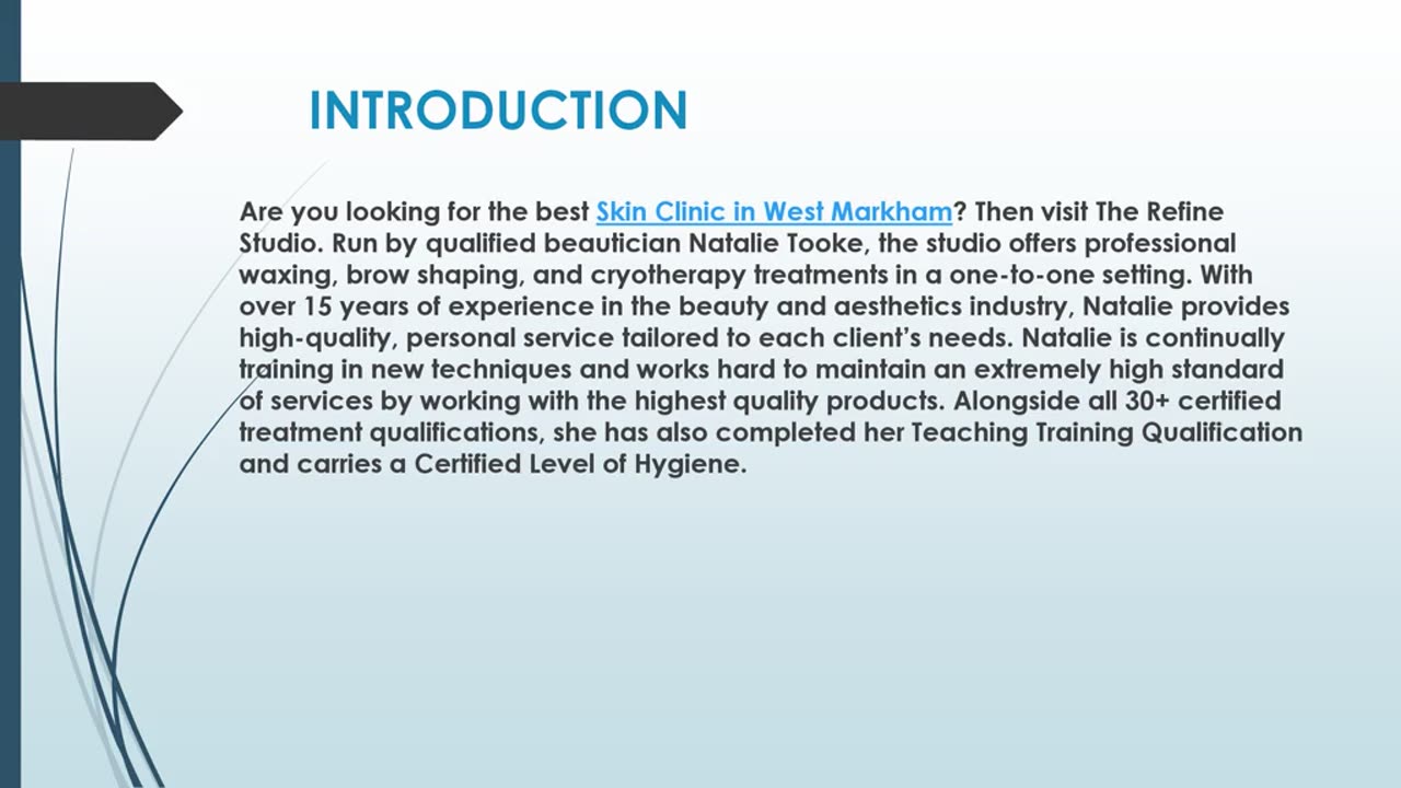 Best Skin Clinic in West Markham