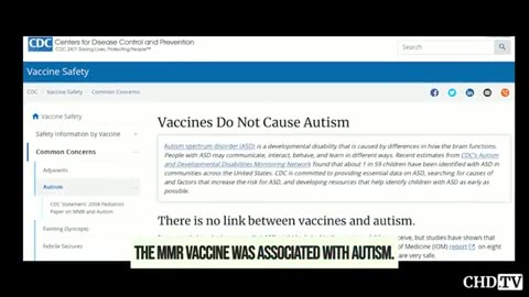 The CDC lied and hid the fact that the MMR vaccine was associated with autism