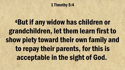 1 Timothy 5