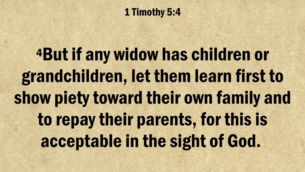 1 Timothy 5