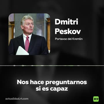 El Kremlin comenta el mensaje navideño de Zelenski