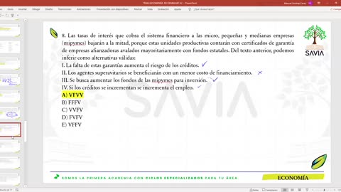 SAVIA REPASO 2025 - 2 | Semana 04 | Economía
